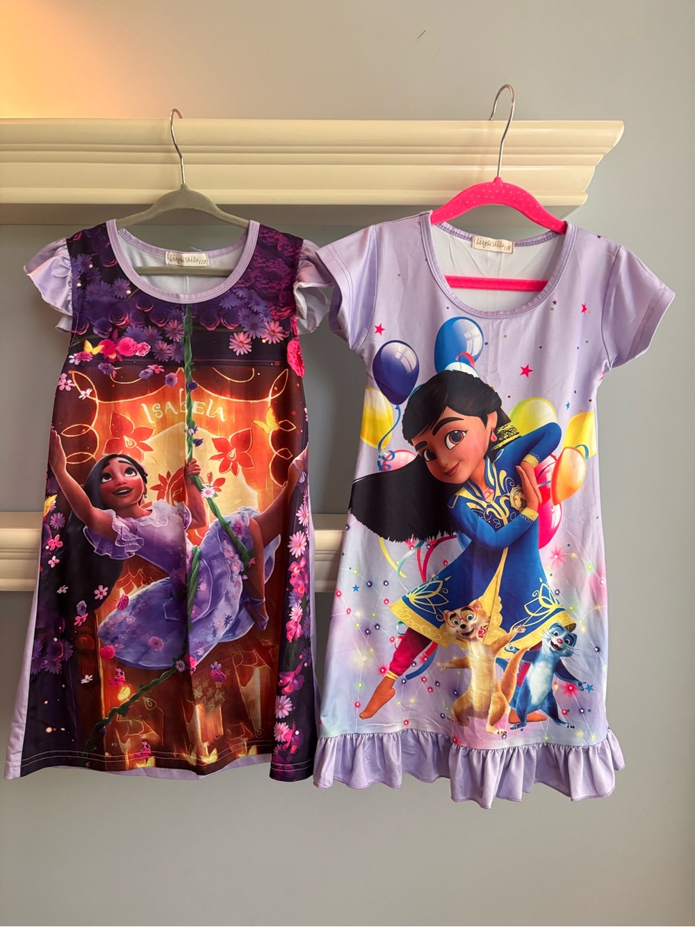 Children's Mirabel & Isabela Nightgowns - Purple Character Sleep Dress